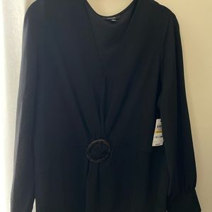 Alfani Black Womens Top